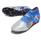 Chuteira Campo Puma Future 8 AG Azul e Branca